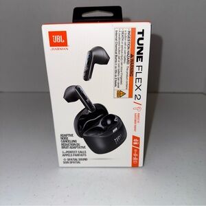 JBL Tune Flex 2 Wireless Earbuds - Black